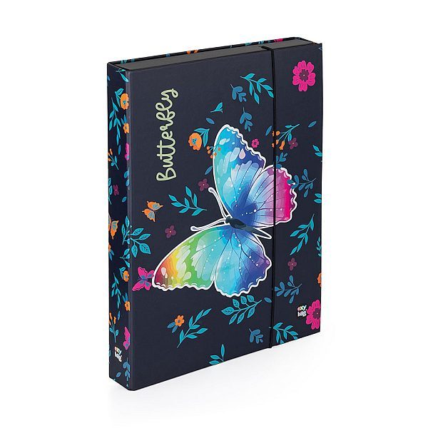 OXYBAG pillangós füzetbox A4 Jumbo – Flowers