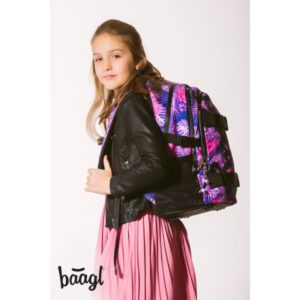 BAAGL ergonomikus iskolatáska, hátizsák – Violet