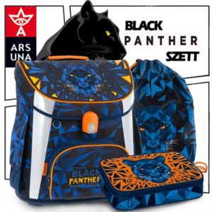 Ars Una Black Panther iskolatáska SZETT