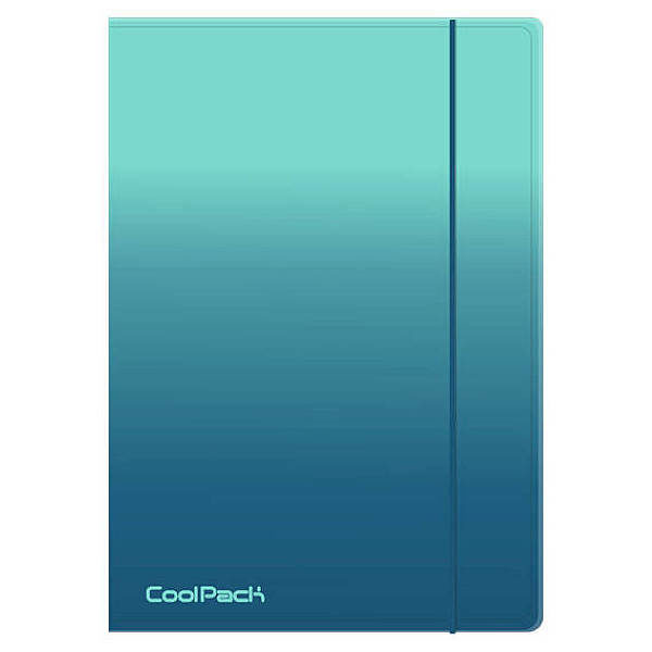 Coolpack PP gumis mappa A4-es – Gradient Blue Lagoon