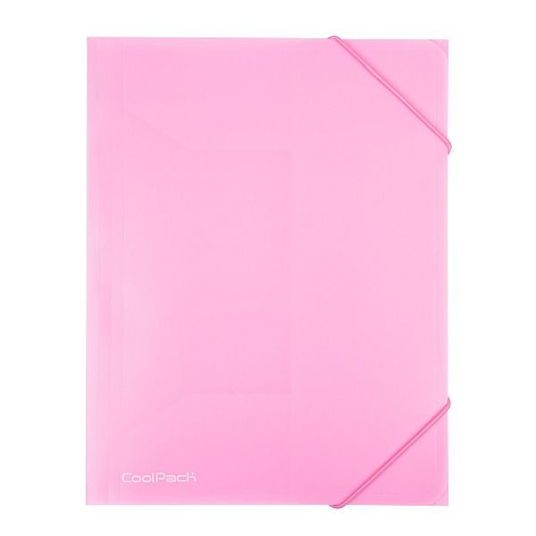 Coolpack PP gumis mappa A4-es – Powder Pink