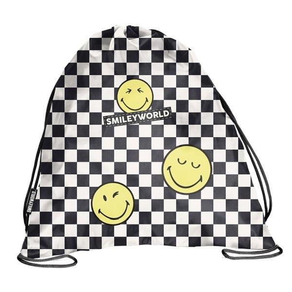Emoji tornazsák kockás Smiley World – Paso