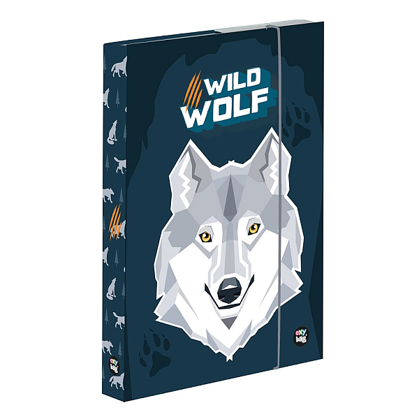 OXYBAG farkasos füzetbox A5 – Wild Wolf