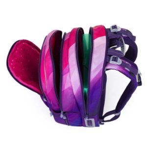 TOPGAL ergonomikus iskolatáska hátizsák CODA – Purple Waves