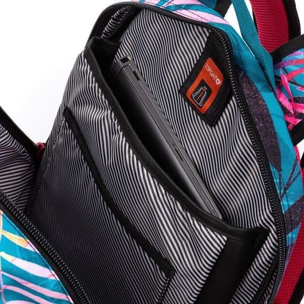 TOPGAL ergonomikus iskolatáska hátizsák RUBI – Leaves