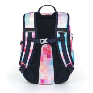 TOPGAL ergonomikus iskolatáska hátizsák SKYE – Pastel Pixel